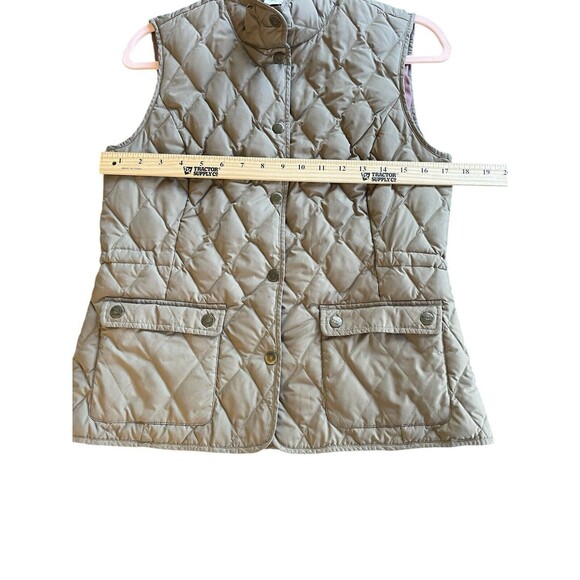 Eddie Bauer Vest Womens Small P Brown Premium Goose Down Puffer Quilted Pockets - Picture 12 of 13